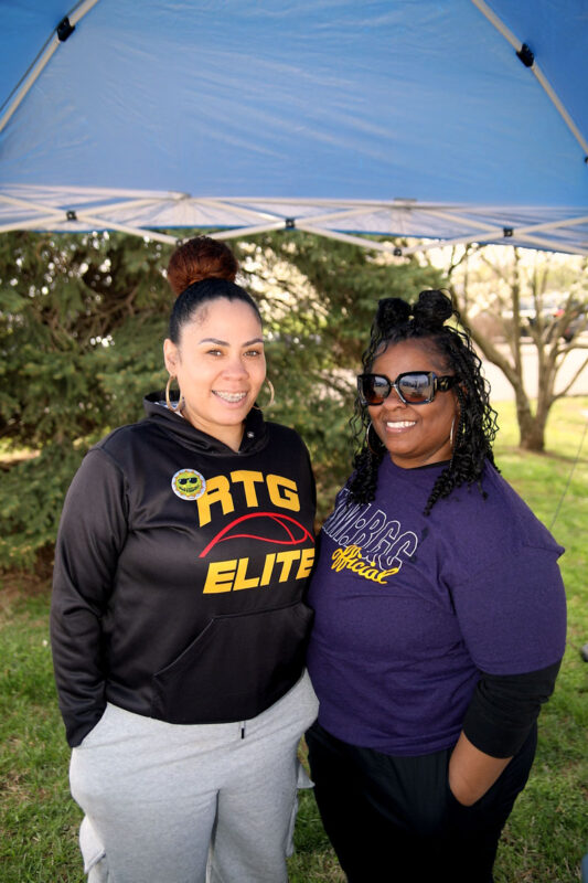 Cheryl Johnson and Tinetta Duncan