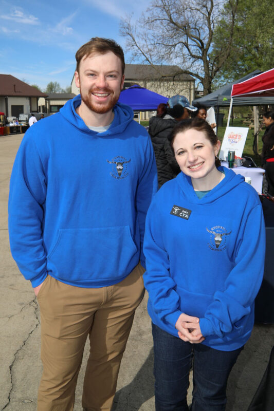 Dr. Ty Haston and Jessica Van Hoy