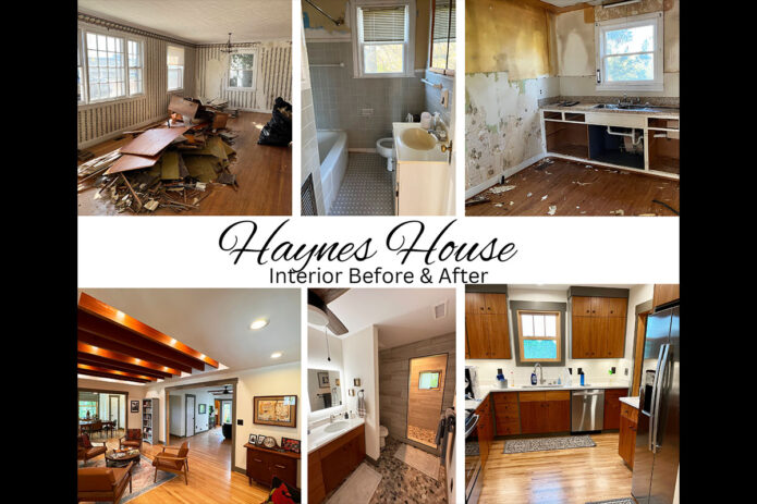 Haynes House Before and After