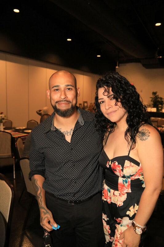 Mr. Roldan and Yajaira Cruz