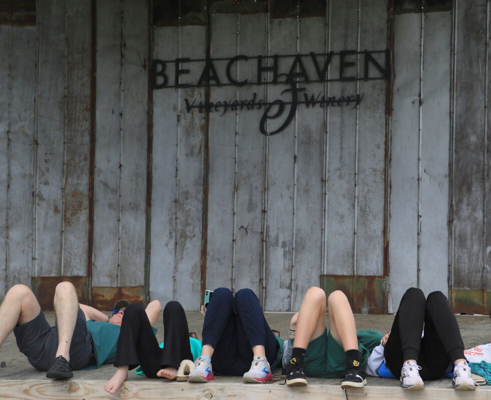 Near Total Eclipse at Beachaven Vineyards &amp; Winery