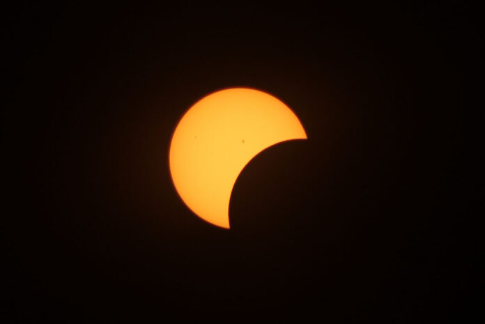 Near Total Eclipse at Beachaven Vineyards & Winery