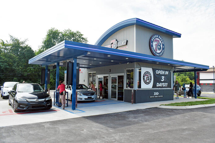 7 Brews on Riverside Drive in Clarksville