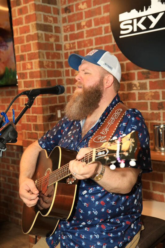 Celebrating Independence Day at Shelby’s Trio. (Tony Centonze, Clarksville Living Magazine)