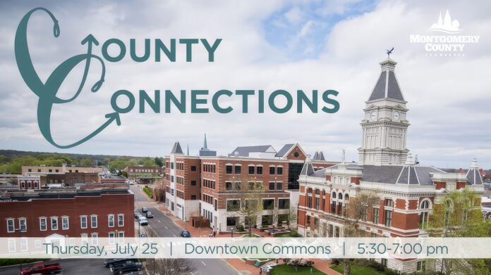 County Connections event at Downtown Commons on July 25th