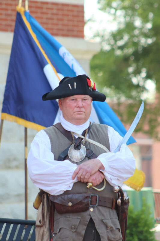 Daughter&#039;s of the American Revolution hosts annual Reading of the Declaration of Independence on the Court House steps. (Tony Centonze, Clarksville Living Magazine)
