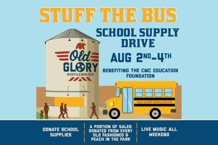 Stuff the Bus School Supply Drive at Old Glory Distilling Co.