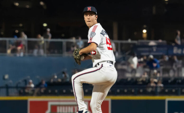 Jacob Misiorowski notches first career save in Nashville Sounds 9-5 triumph over Jacksonville Jumbo Shrimp. (Nashville Sounds)