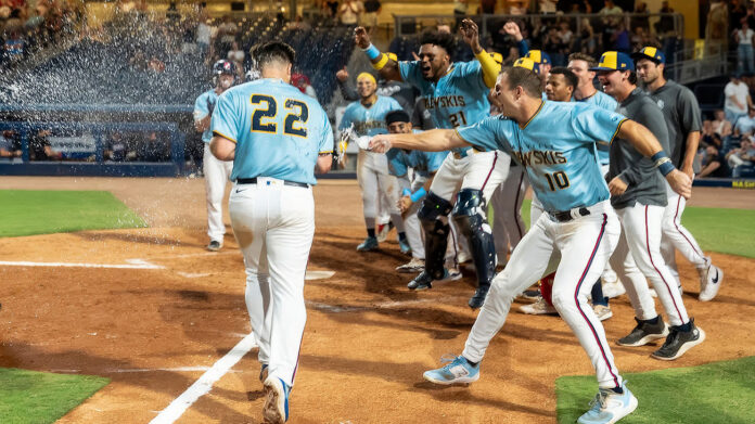 Arroyo's Walk-Off Homer Gives Brewskis Thrilling Win Over Jacksonville. (Nashville Sounds)