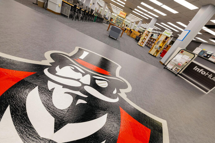 The Felix G. Woodward Library at Austin Peay State University received full-scale renovations to its main floor over the summer, including additions like a virtual reality lab and makerspace. (Sean McCully, APSU)
