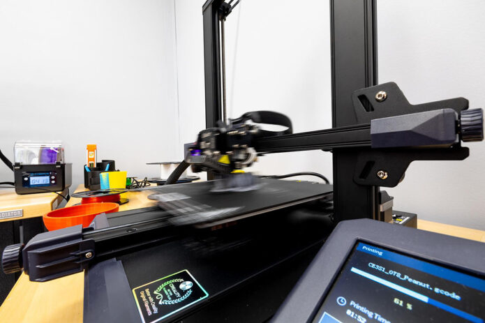 The Felix G. Woodward Library at Austin Peay State University now offers a makerspace with access to 3D printers, CNC machines and more. (Sean McCully, APSU)