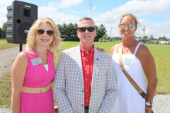 Julie Adams, MG Walt Lord (Ret.) and Meghan Williams
