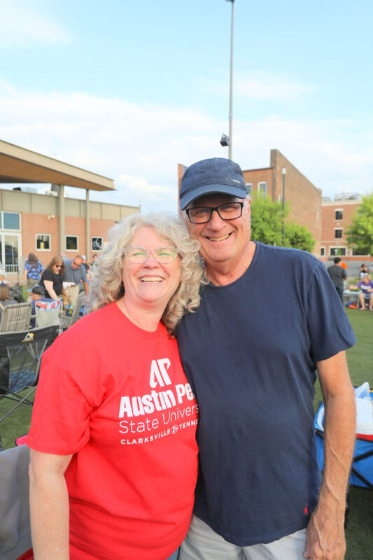 Lynne Halliburton and Mark Hawkins