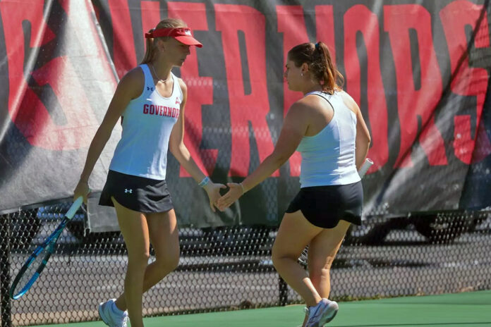 Austin Peay State University Women’s Tennis Dominates UCA Fall Invitational Opener. (Camille Blaylock, APSU Sports Information)
