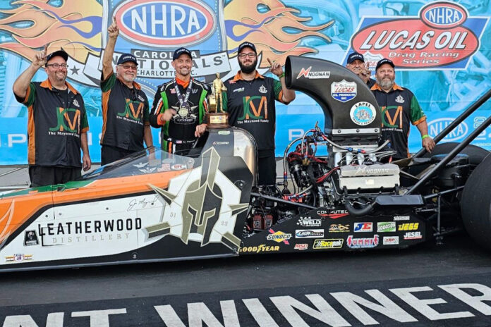 Joe C. Maynard Clinches Second Top Alcohol Dragster Victory at NHRA Carolina Nationals