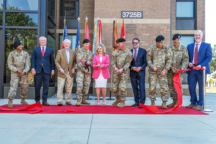 It was great to join Leader McConnell, Senator Blackburn, and Chairman Comer at Fort Campbell last week for the opening of the first 1BCT VOLAR Barracks renovation. Ensuring our soldiers have what they need to be mission ready and combat effective is critical.