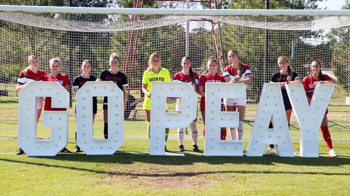 Austin Peay State University Soccer Hosts Florida Gulf Coast for Senior Day. (Alex Allard, APSU Sports Information)