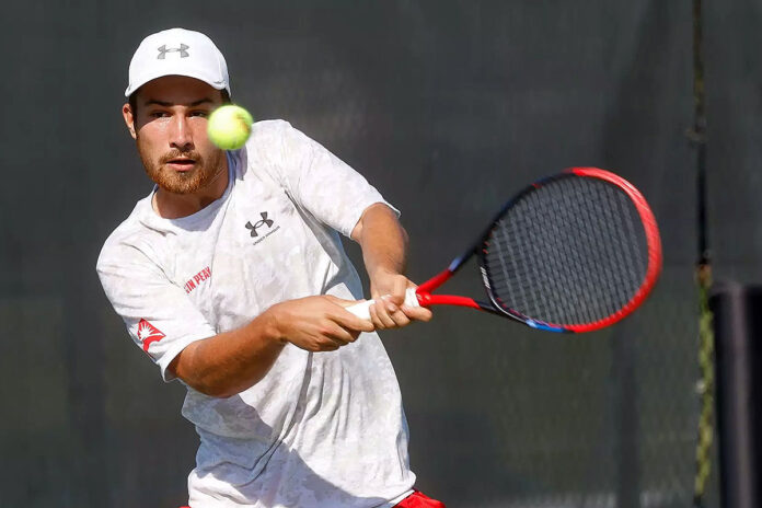Giovanni Becchis, Tom Bolton, Lucas Ranciaro Shine as Austin Peay State University Men's Tennis Ends Fall Tennis Season on a High Note. (APSU Sports Information)