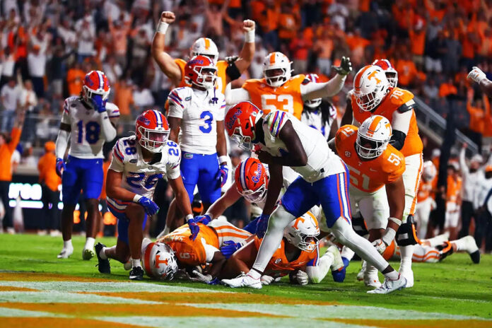 #8/9 Tennessee Vols Football Take Down Gators In Overtime, 23-17. (UT Athletics)