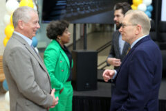 Clarksville Mayor Joe Pits and Cory Jacobson