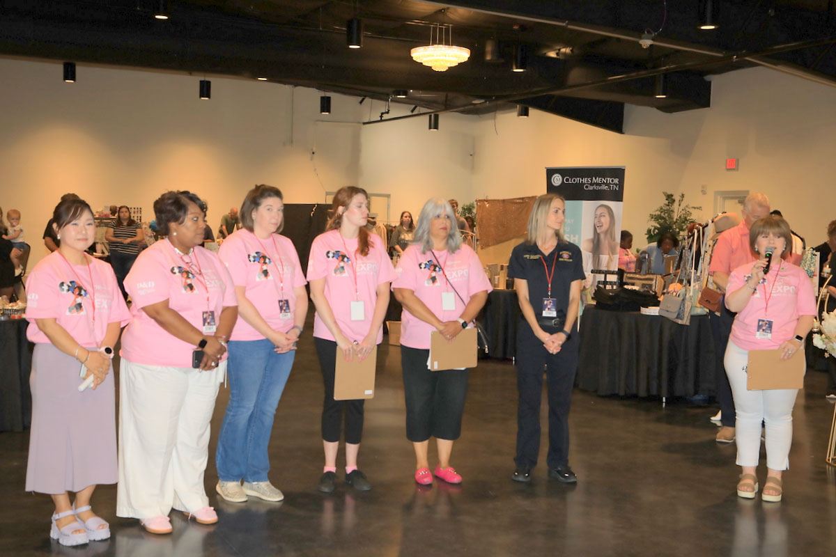 Clarksville Mayor Joe Pitts, First Lady Cynthia Pitts and the Clarksville Women’s Expo 2024 team Clarksville Mayor Joe Pitts, First Lady Cynthia Pitts and the Clarksville Women’s Expo 2024 team
