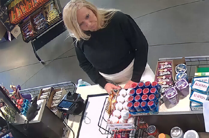 Clarksville Police is trying to identify the person in this photo. Person wanted for Lottery Ticket Theft.