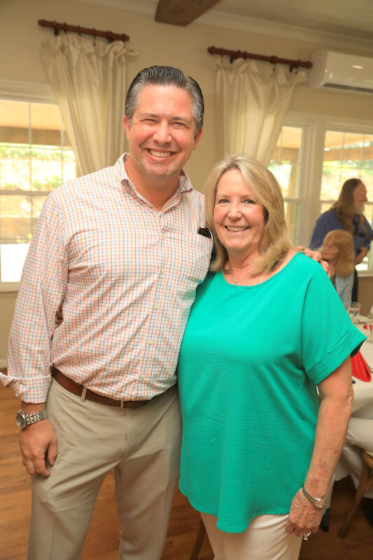 Montgomery County Mayor Wes Golden and Marsha Johnson