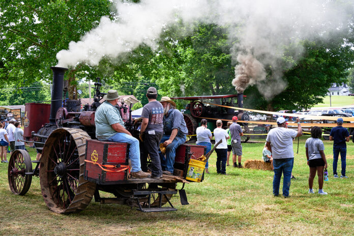 Threshermen’s Association's Annual Steam Threshing Show. (Jonathan Wheeler, Clarksville Living Magazine)