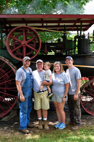 Threshermen’s Association's Annual Steam Threshing Show. (Jonathan Wheeler, Clarksville Living Magazine)