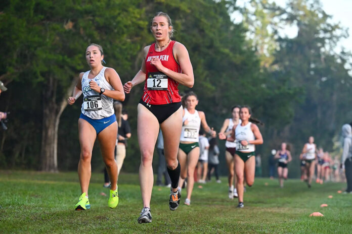 Austin Peay State University Cross County teams compete Hard at ASUN Cross Country Championships, Highlighted by Shaye Foster’s Standout Run. (APSU Sports Information)