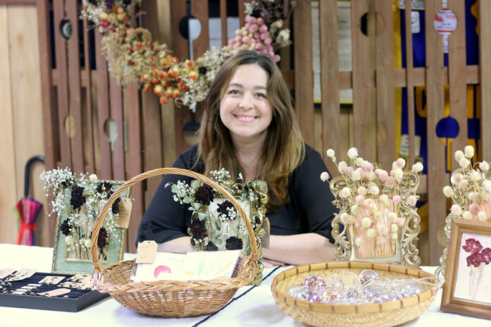 Amy Patton at Civitan Building. (D.C. Thomas, Clarksville Living Magazine)