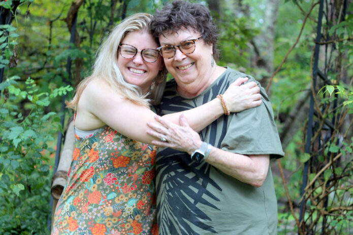 Regina Mick & Peggy Bonnington. (D.C. Thomas, Clarksville Living Magazine)