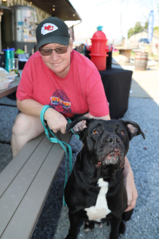 Brenda Boyer and Winnie the Pooch