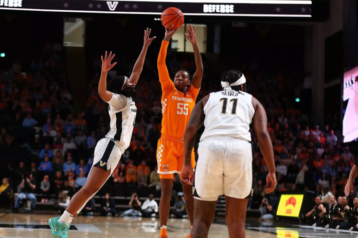 Tennessee Women's Basketball's Streak Snapped by Last-Second Vanderbilt Tip-In. (UT Athletics)