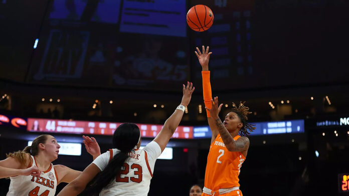Ruby Whitehorn Shines as Tennessee Women's Basketball Pushes Texas to the Brink. (UT Athletics)