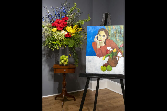 A Walk in the Garden exhibit at Customs House Museum