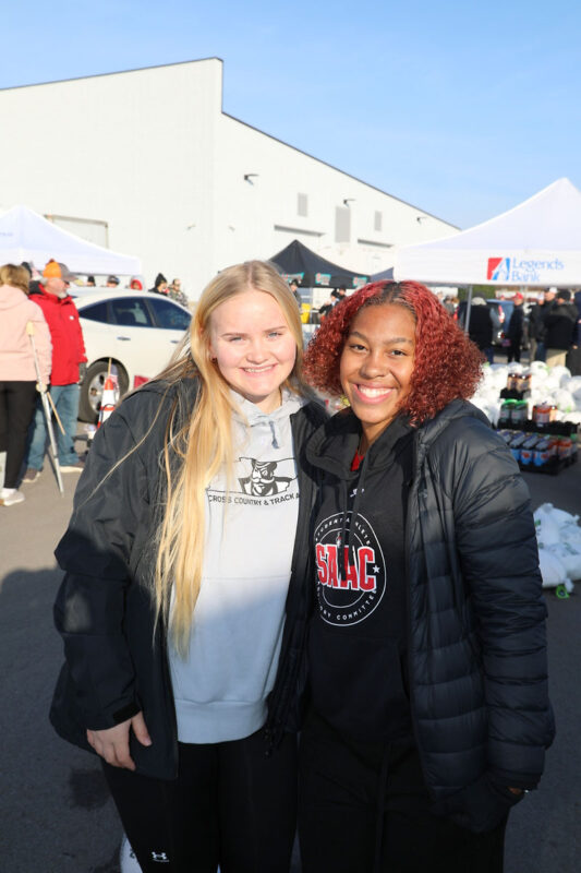 Chloe Peterson and Nevaeh Schmeling