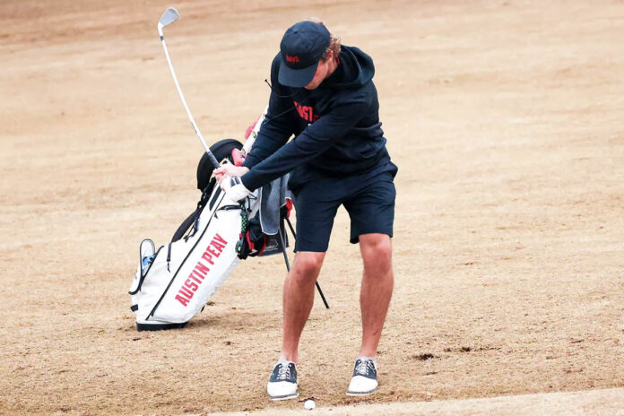 Austin Peay State University Men's Golf Tees Off in Memphis Intercollegiate as Regular Season Nears Conclusion. (Casey Crigger, APSU Sports Information)