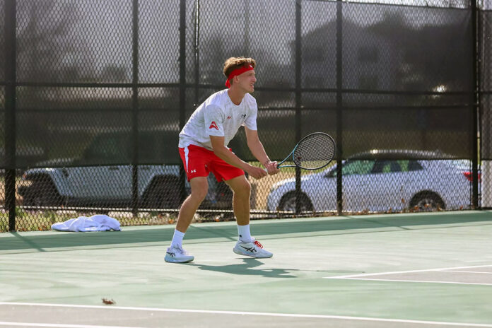 Austin Peay State University Men's Tennis Stumbles Against North Alabama at Governors Tennis Courts Friday. (APSU Sports Information)