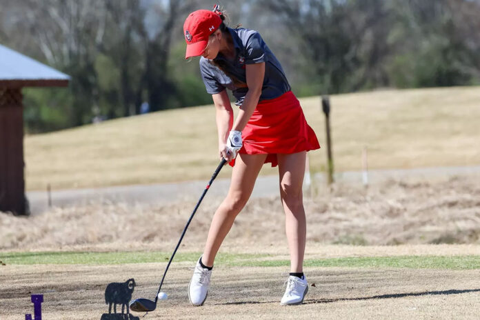 Austin Peay State University Women's Golf Senior Erica Scutt Takes Seventh at Nashville Invitational. (APSU Sports Information)