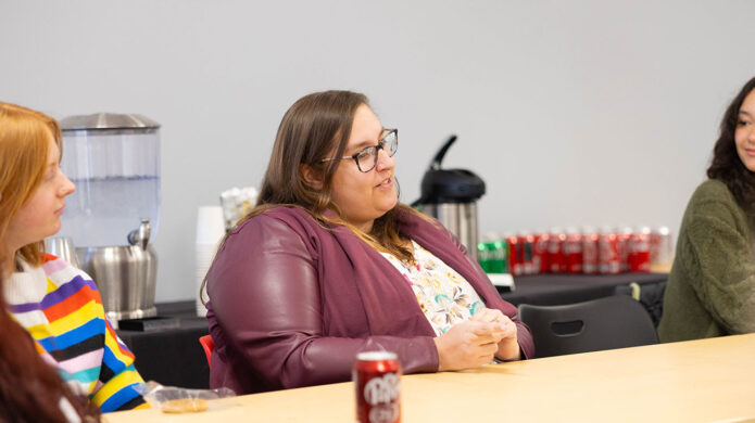 Sarah Earls is actively involved in the Austin Peay State University Eriksson College of Education and spoke as part of a December 2024 Inclusive Leaders student panel discussion. (Sean McCully, APSU)