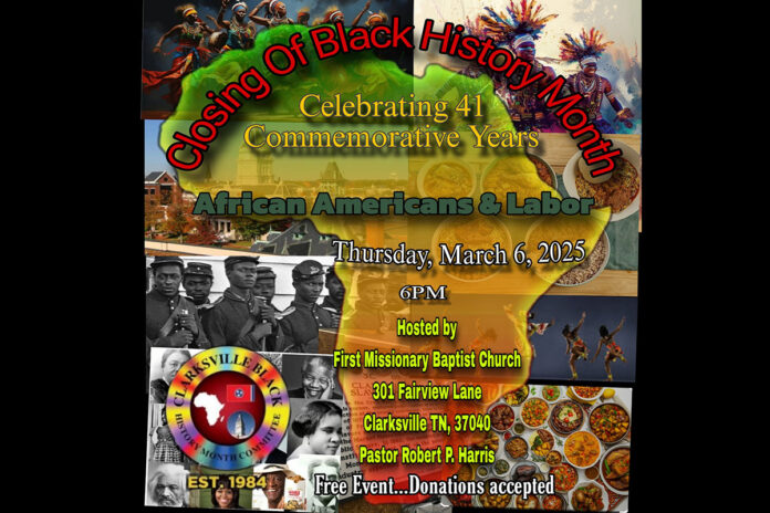 Closing of Black History Month at First Missionary Baptist Church