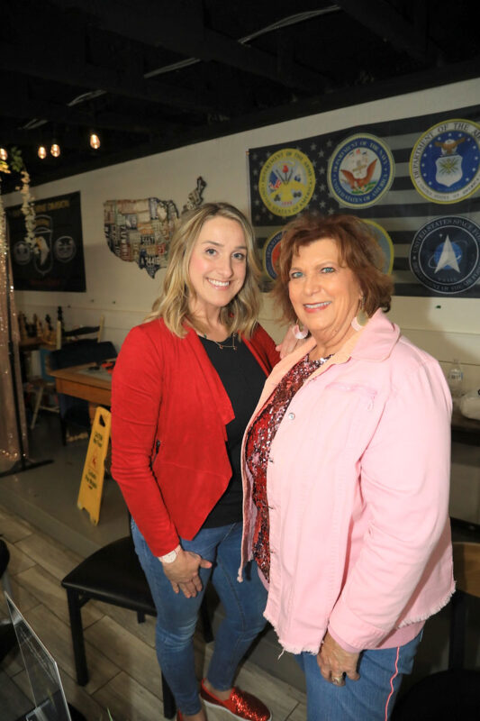 Debbie Albanese and Connie Seymour