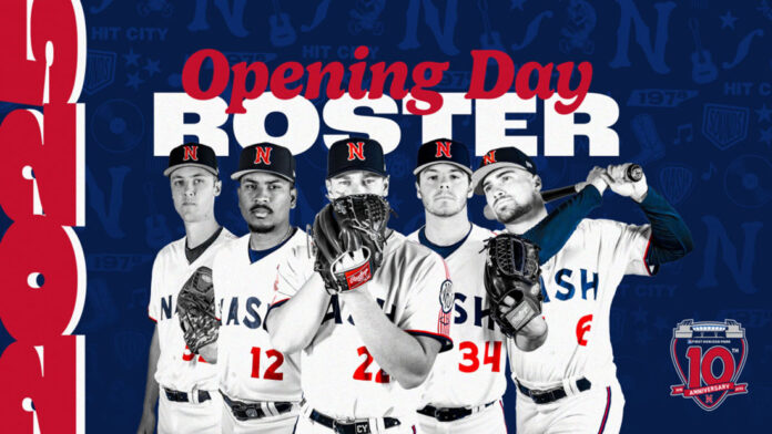 Nashville Sounds 2025 Opening Day Roster Announced. (Nashville Sounds)