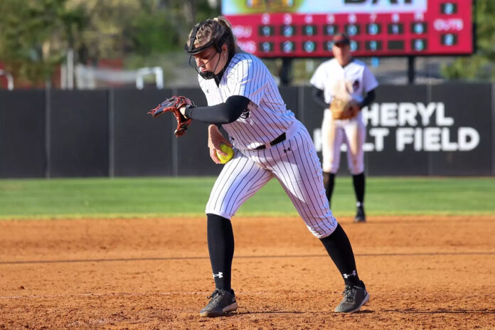 Ashley Martin’s Career Night Not Enough as Austin Peay State University Softball Falls to Murray State at Cathi Maynard Park. (Alex Allard, APSU Sports Information)