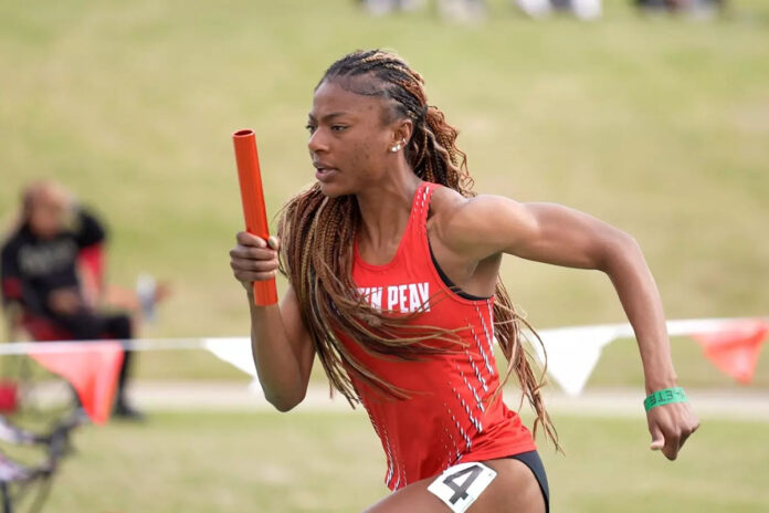 Mia McGee Leads the Way as Austin Peay State University Track and Field Posts Strong Showing at Ole Miss. (Bre Tolbert, APSU Sports Information)