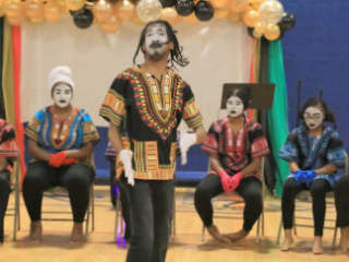 A performance by Mission Mimes A performance by Mission Mimes