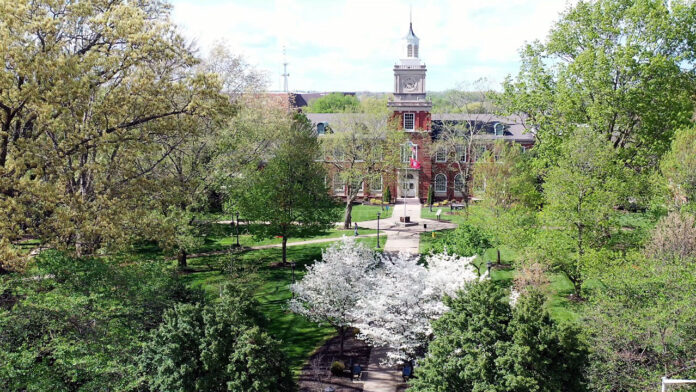 Austin Peay State University Campus in the Spring. (APSU)