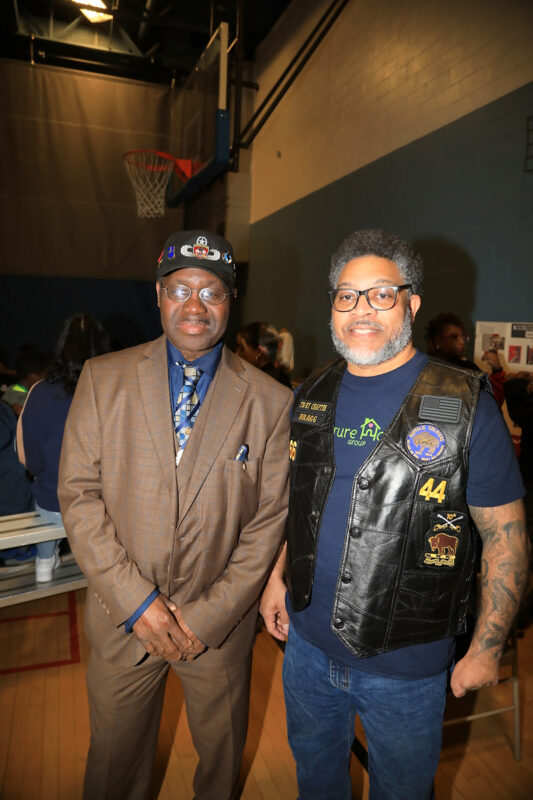 Pastor Frank Washington and Allen Bragg Pastor Frank Washington and Allen Bragg