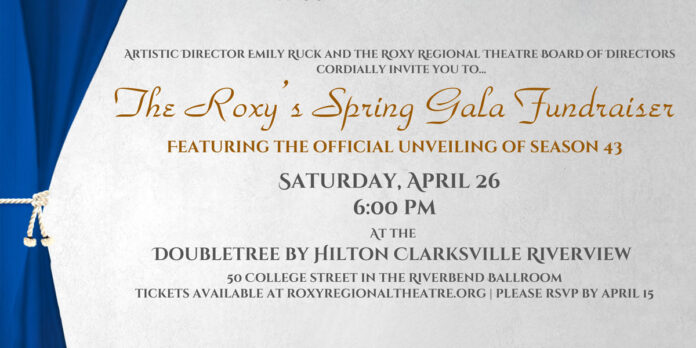 Roxy Regional Theatre Set to Spotlight Season 43 at April Gala
